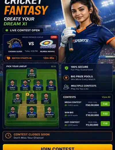 Plataforma333bet (app 333 bet) fantasy cricket & matchday visual 3